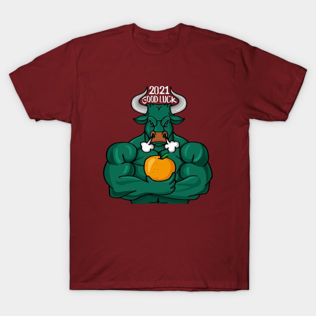 2021 Good Luck Ox T-Shirt by Mako Design 